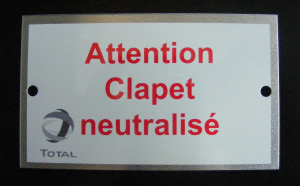 Katz industrie : Attention Clapet Neutralisé